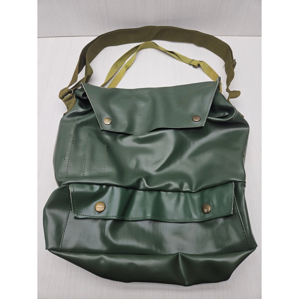 Vintage Czeck Army M10 Shoulder Bag Vinyle Waterproof‎ Bag Gas Mask Bag